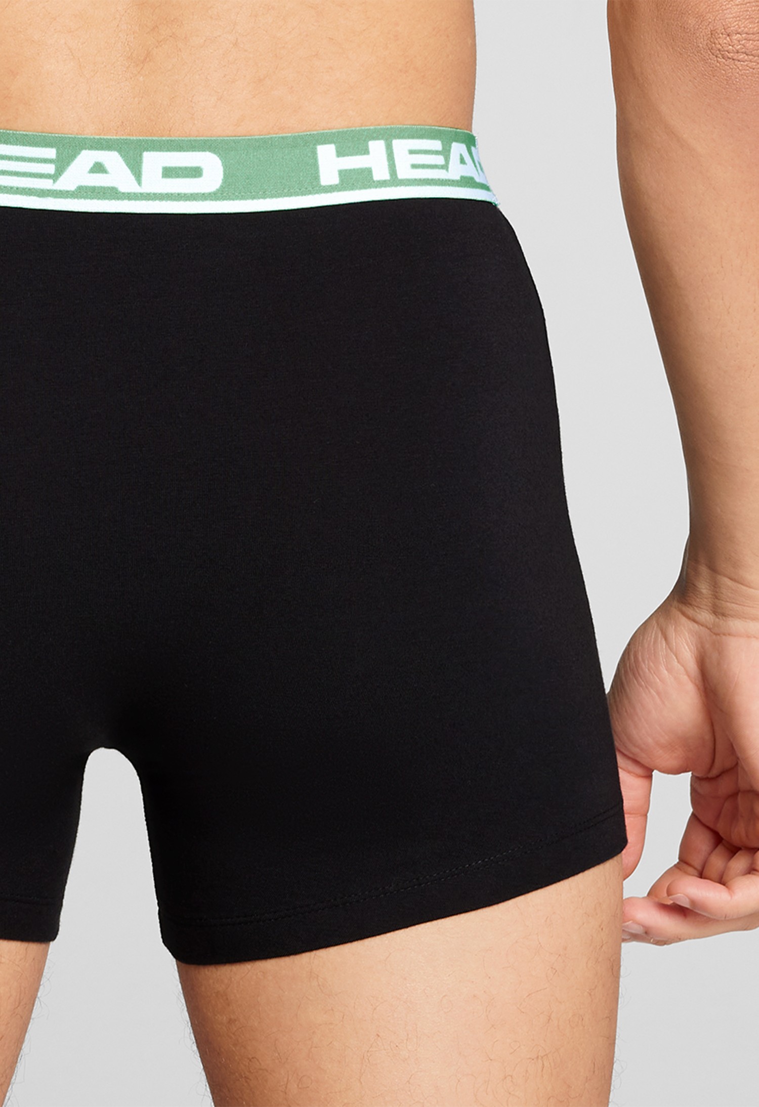 Боксеры мужские HEAD BASIC BOXER 2P черные 701202741023 изображение 7