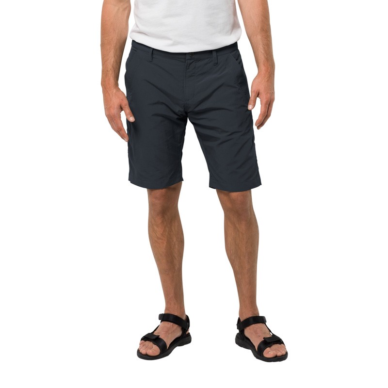 Шорти чоловічі Jack Wolfskin Desert Valley Shorts Men темно-сірі 1504741-6350 изображение 4