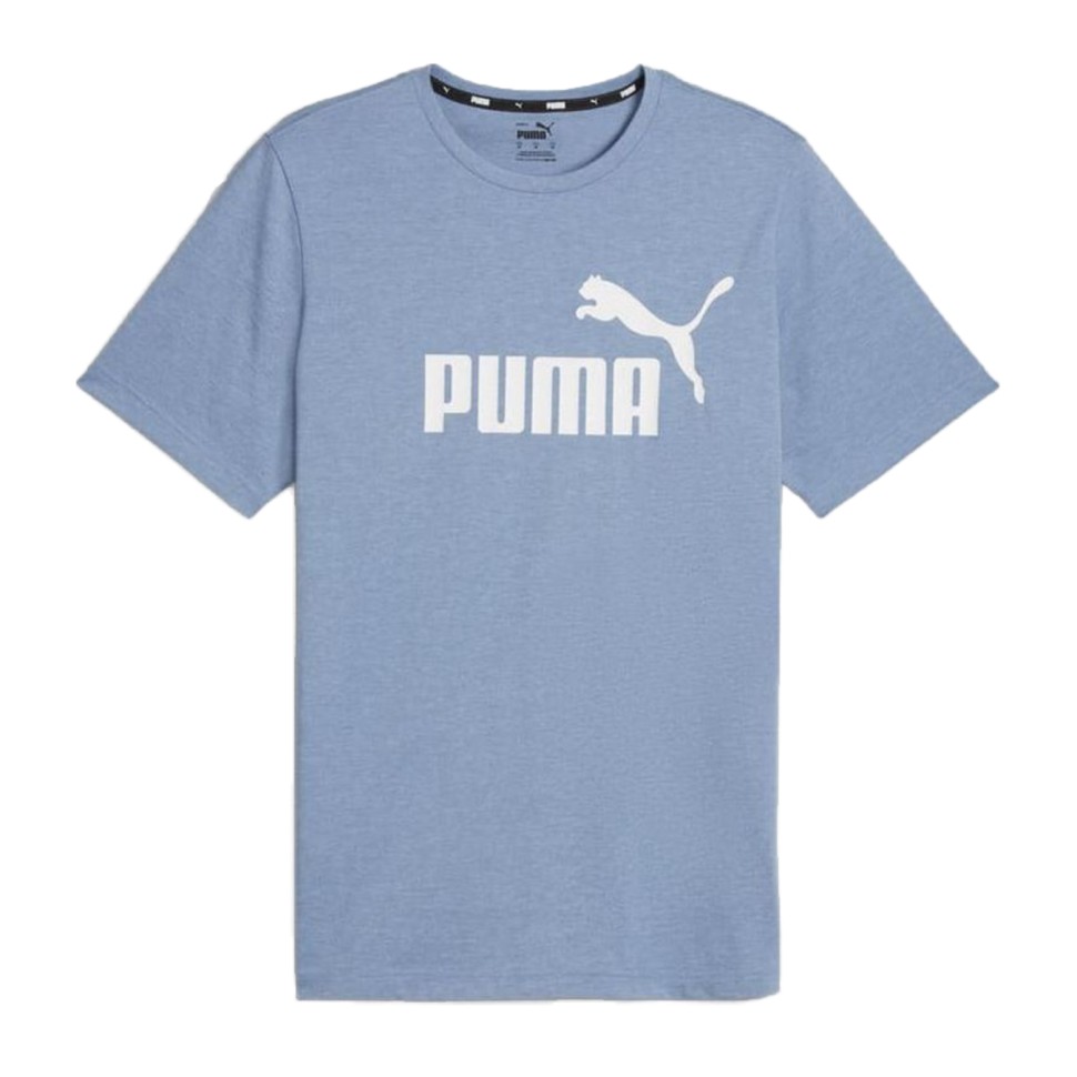 Футболка чоловіча Puma ESS Heather Tee блакитна 58673620 — фото 1