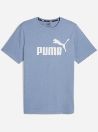 Футболка мужская Puma ESS Heather Tee голубая 58673620 изображение 2