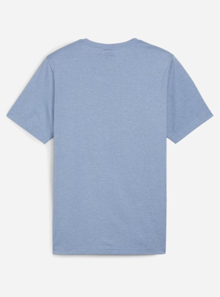 Футболка мужская Puma ESS Heather Tee голубая 58673620 изображение 3