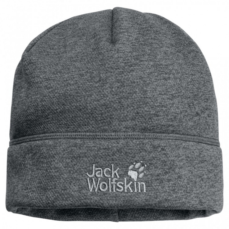 Шапка Jack Wolfskin серая 1907931-6320 изображение 1