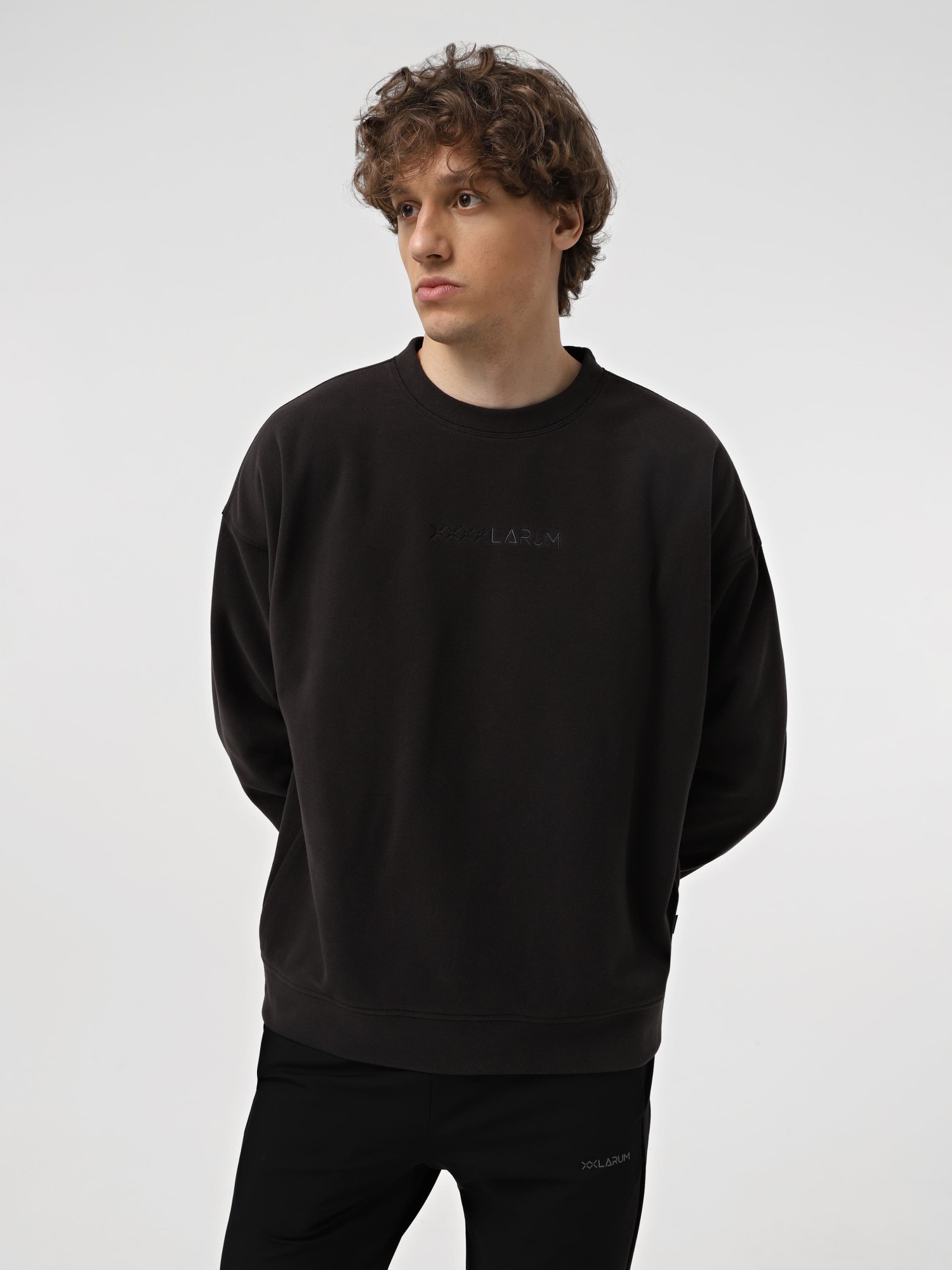 Толстовка мужская Larum Polartec черная 102501-010 изображение 2