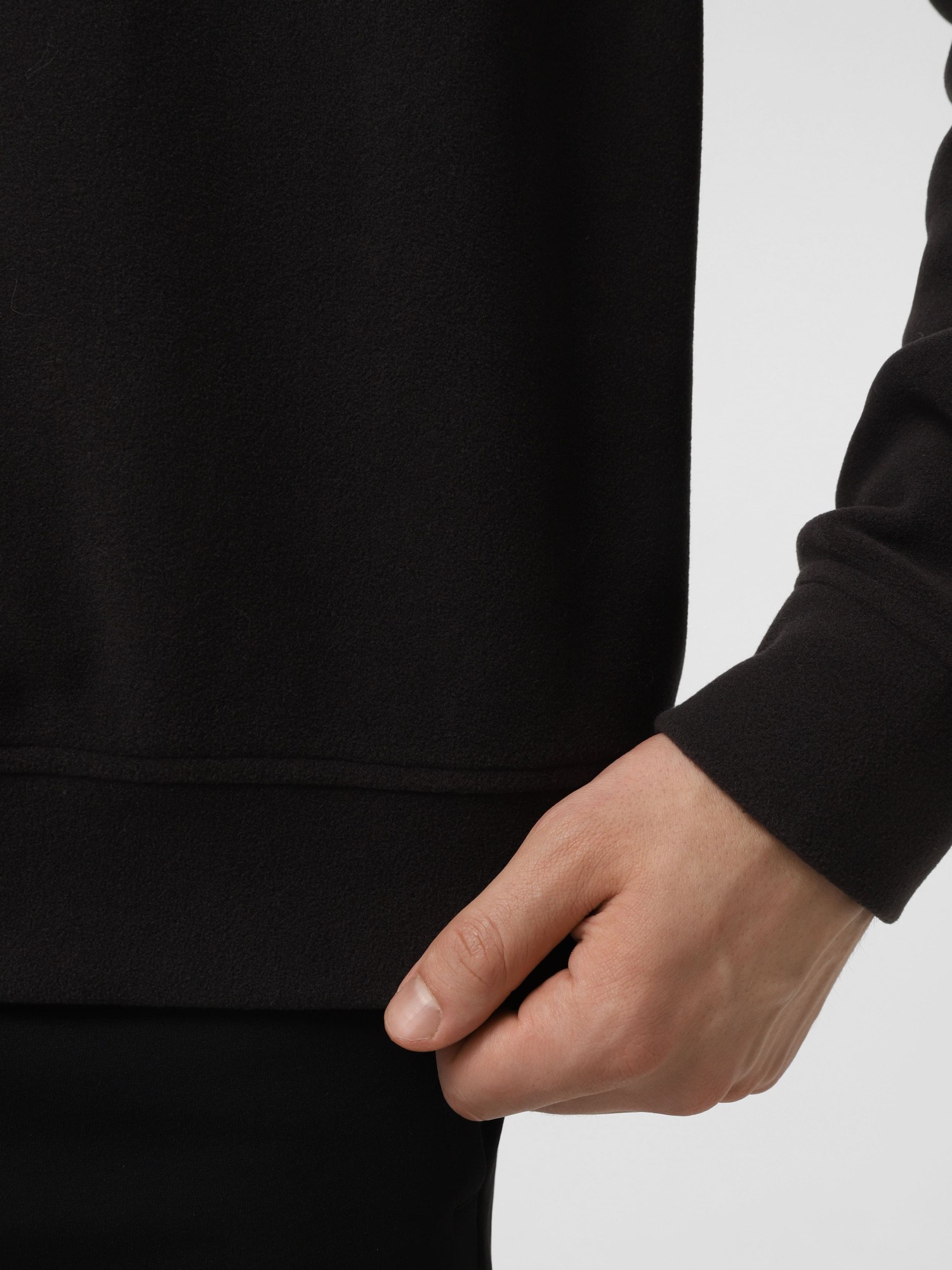 Толстовка мужская Larum Polartec черная 102501-010 изображение 6