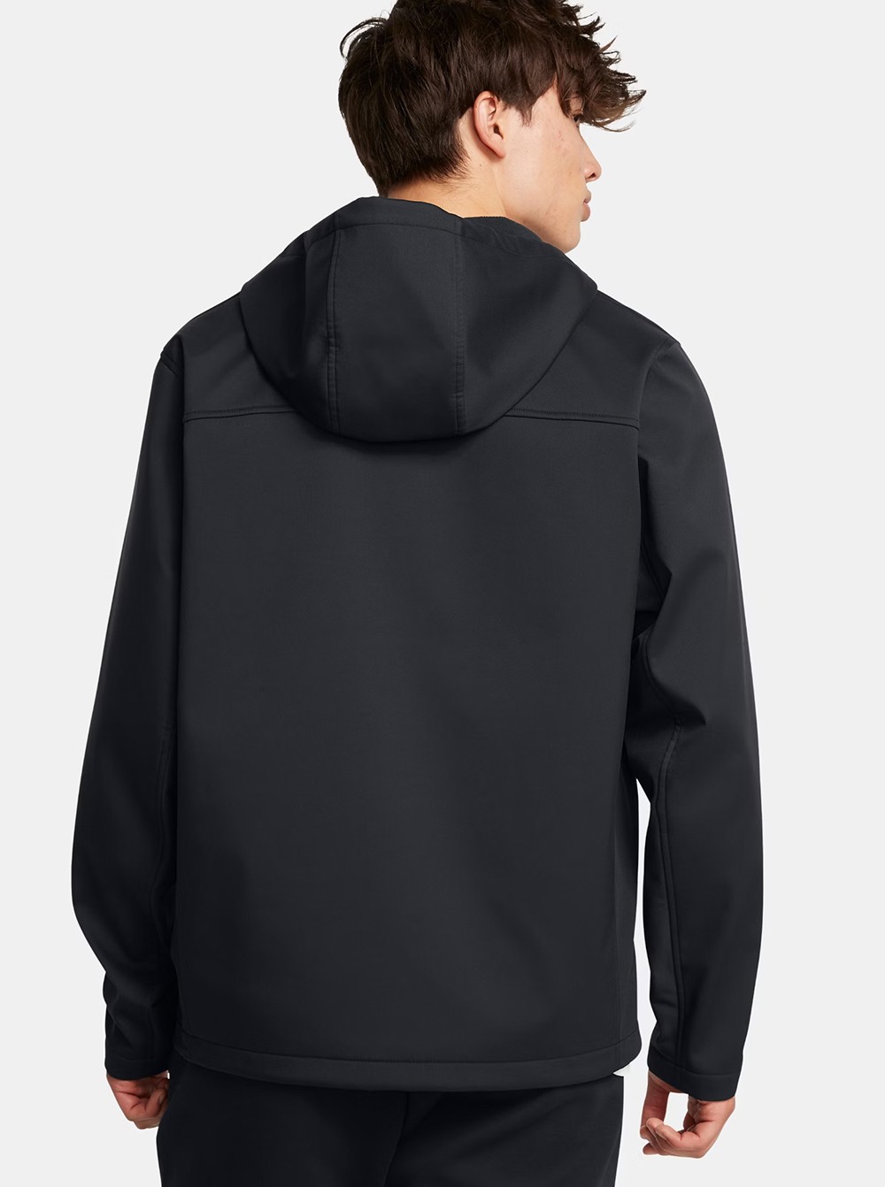 Ветровка мужская Under Armour SHIELD HOODED JACKET черная 1371587-002 изображение 8