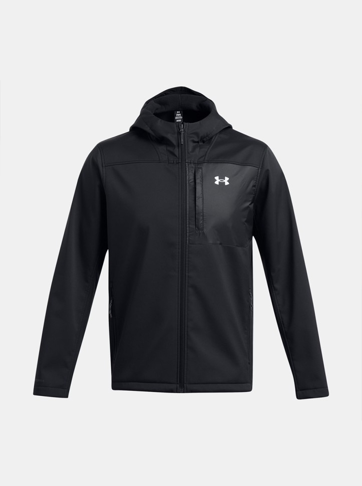 Ветровка мужская Under Armour SHIELD HOODED JACKET черная 1371587-002 изображение 10