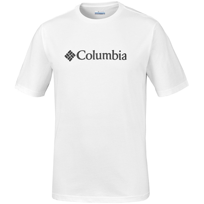 Футболка чоловіча Columbia CSC BASIC LOGO™ SHORT SLEEVE біла 1680051-100 — фото 1