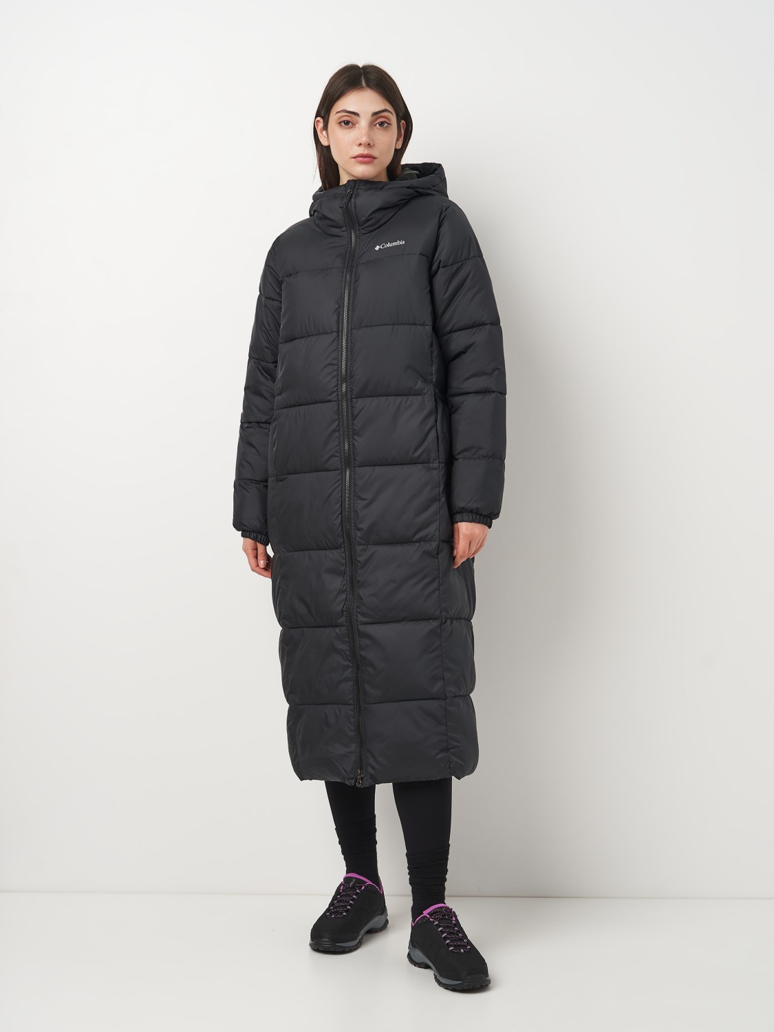 Куртка женская Columbia Puffect™ II Long Jacket черная 2088451-010 изображение 2