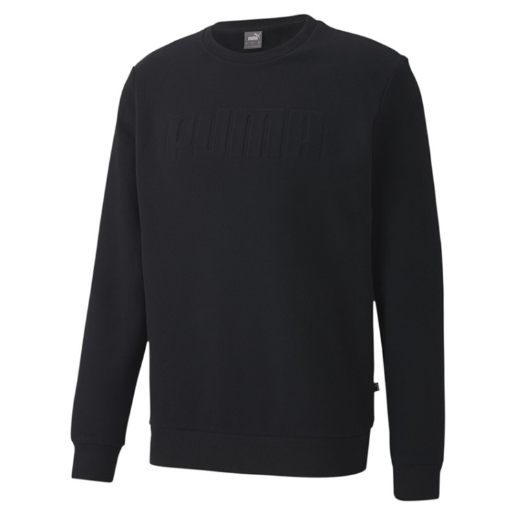 Толстовка мужская Puma Modern Basics Crew черная 58357601 изображение 1