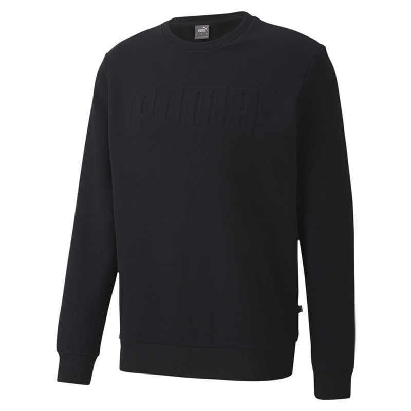 Толстовка мужская Puma Modern Basics Crew черная 58357601 изображение 1