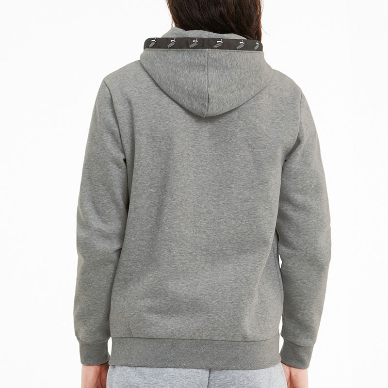 Толстовка мужская Puma Amplified Fz Fl серая 58352303 изображение 4