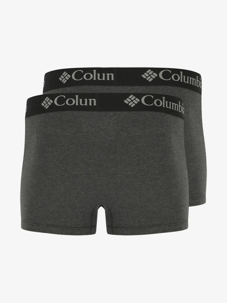 Трусы мужские 2P Columbia PERFORMANCE COTTON STRETCH MELANGE черные CPCB02-BLK изображение 3