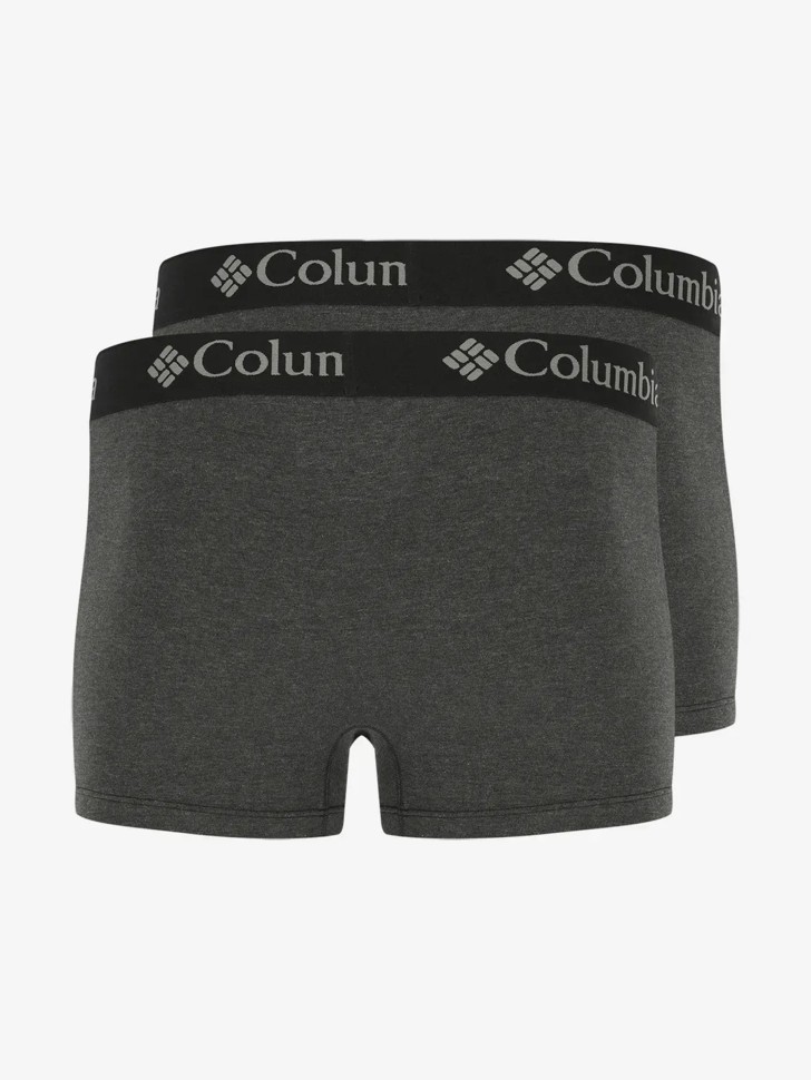 Трусы мужские 2P Columbia PERFORMANCE COTTON STRETCH MELANGE черные CPCB02-BLK изображение 3