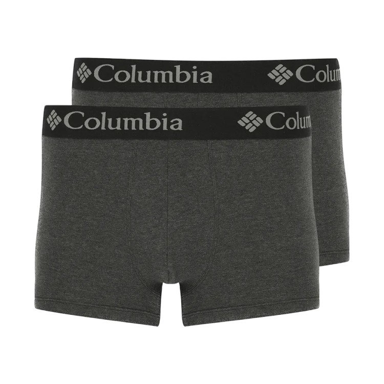 Трусы мужские 2P Columbia PERFORMANCE COTTON STRETCH MELANGE черные CPCB02-BLK