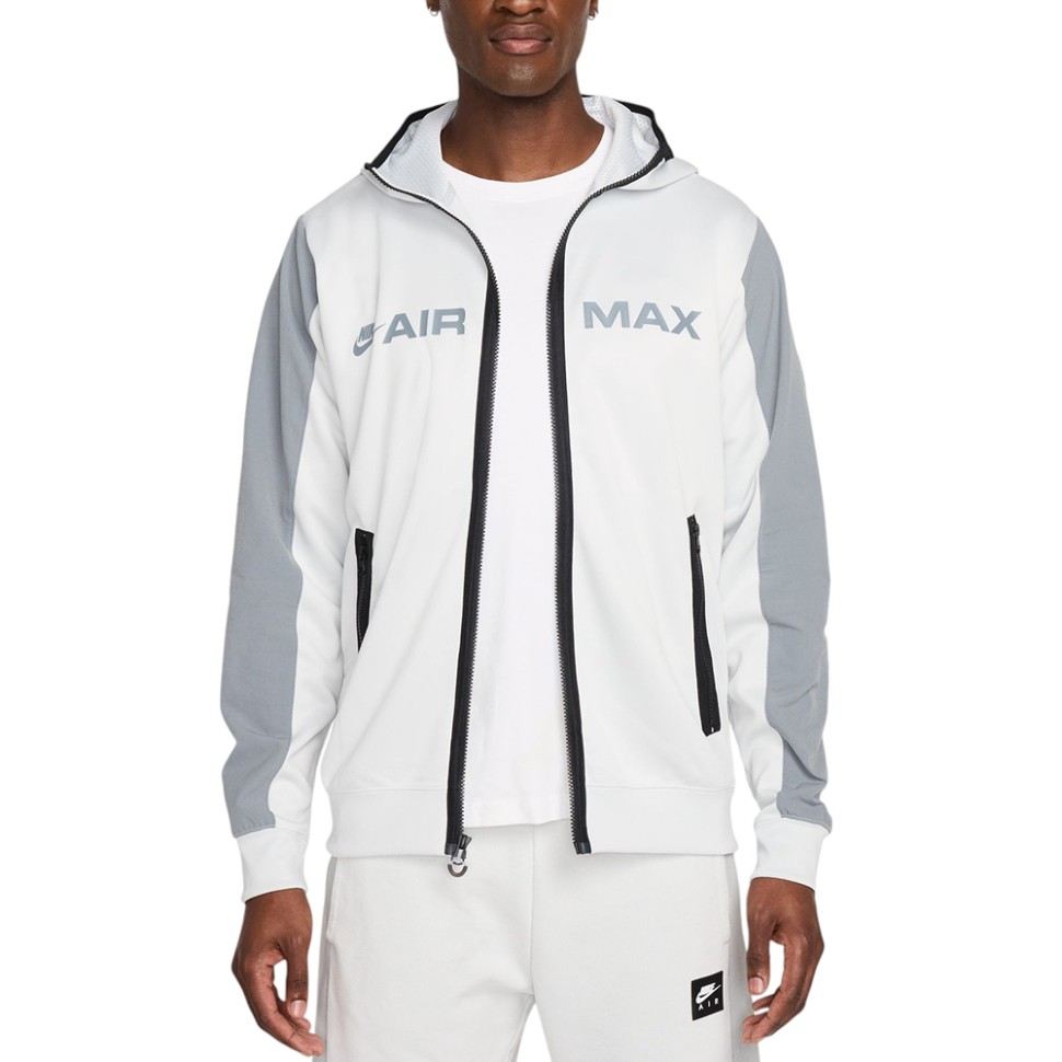 Толстовка чоловіча Nike M NSW AIR MAX PK FZ HOODIE біла HQ4899-025 — фото 1