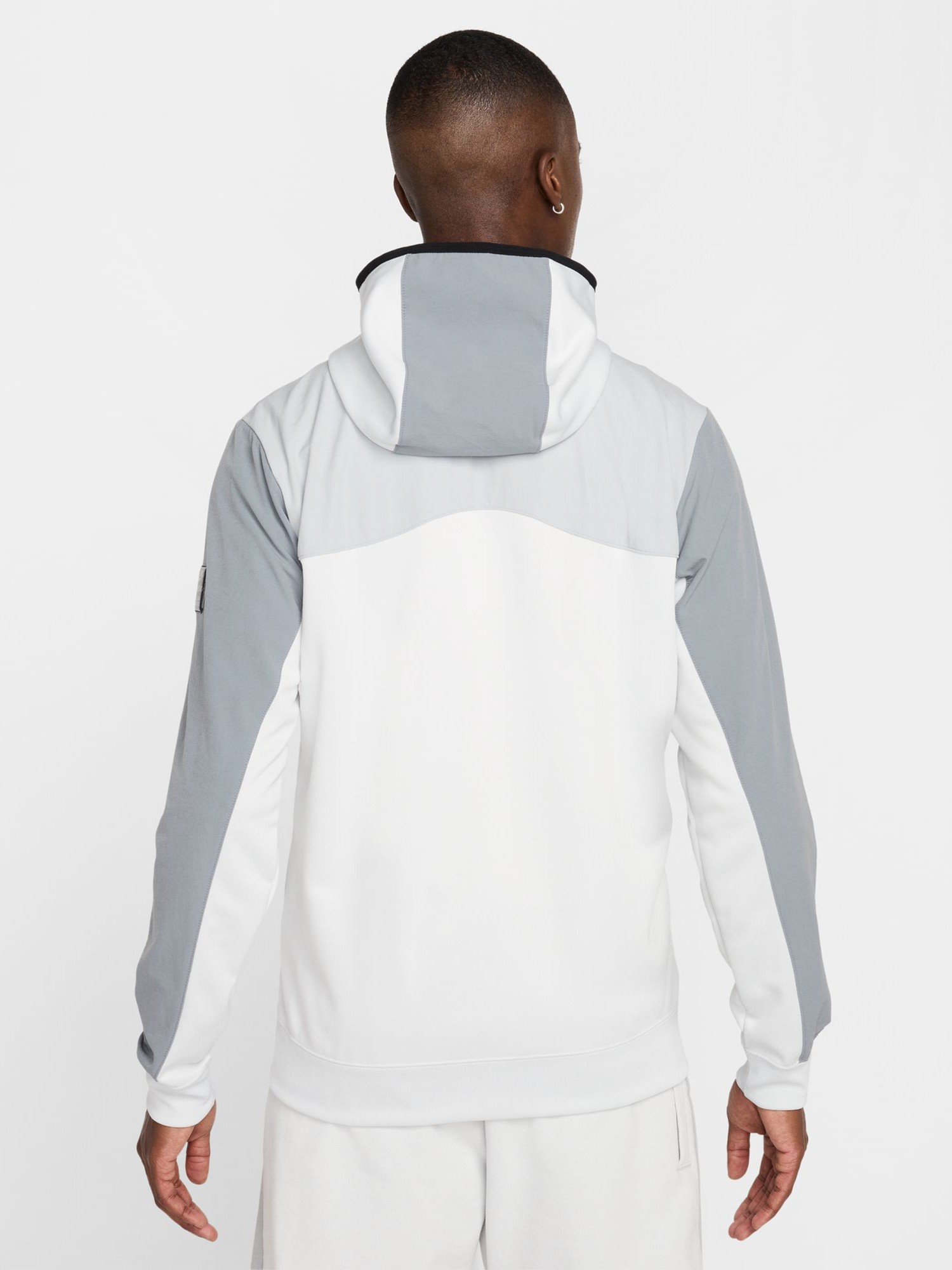 Толстовка мужская Nike M NSW AIR MAX PK FZ HOODIE белая HQ4899-025 изображение 3