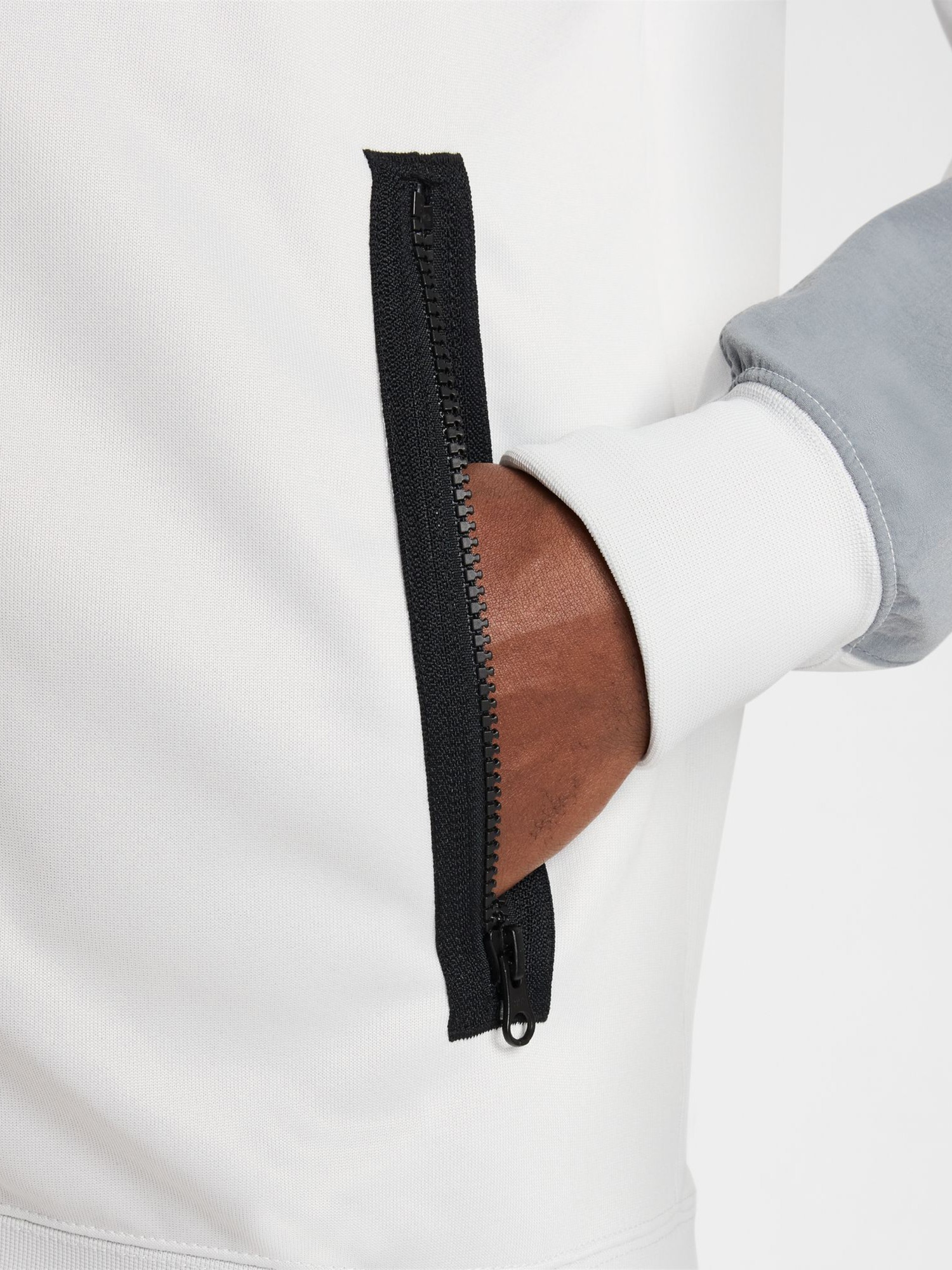 Толстовка мужская Nike M NSW AIR MAX PK FZ HOODIE белая HQ4899-025 изображение 7