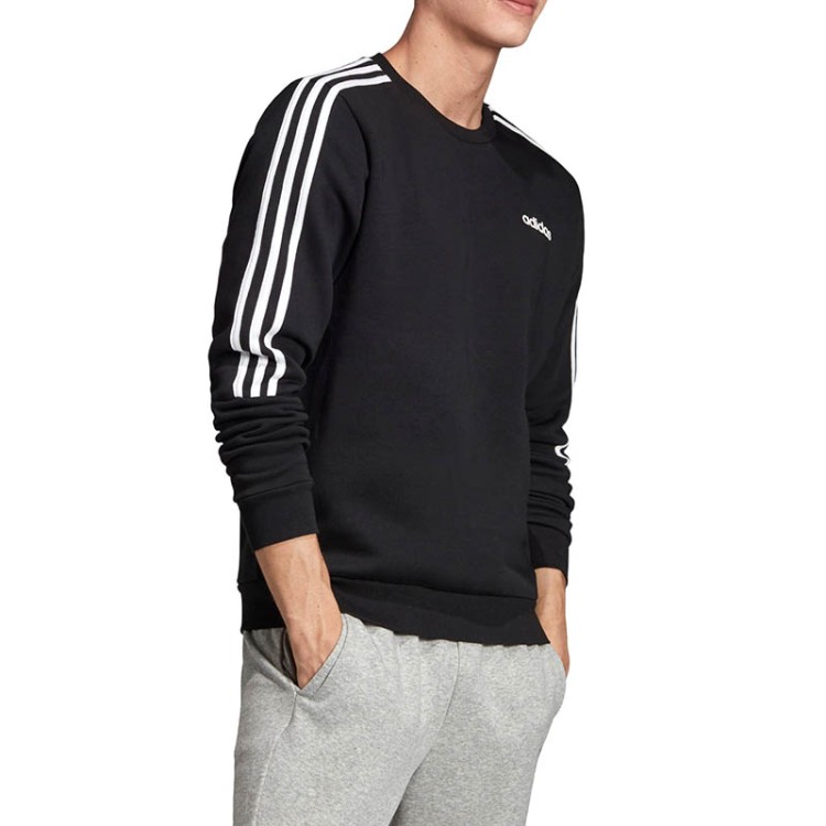 Толстовка мужская Adidas M Crew 3S черная EI8994 изображение 6