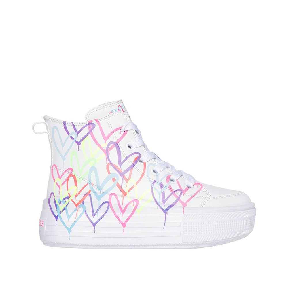 Ботинки детские Skechers HYPERLIFT белые 314075L WMLT