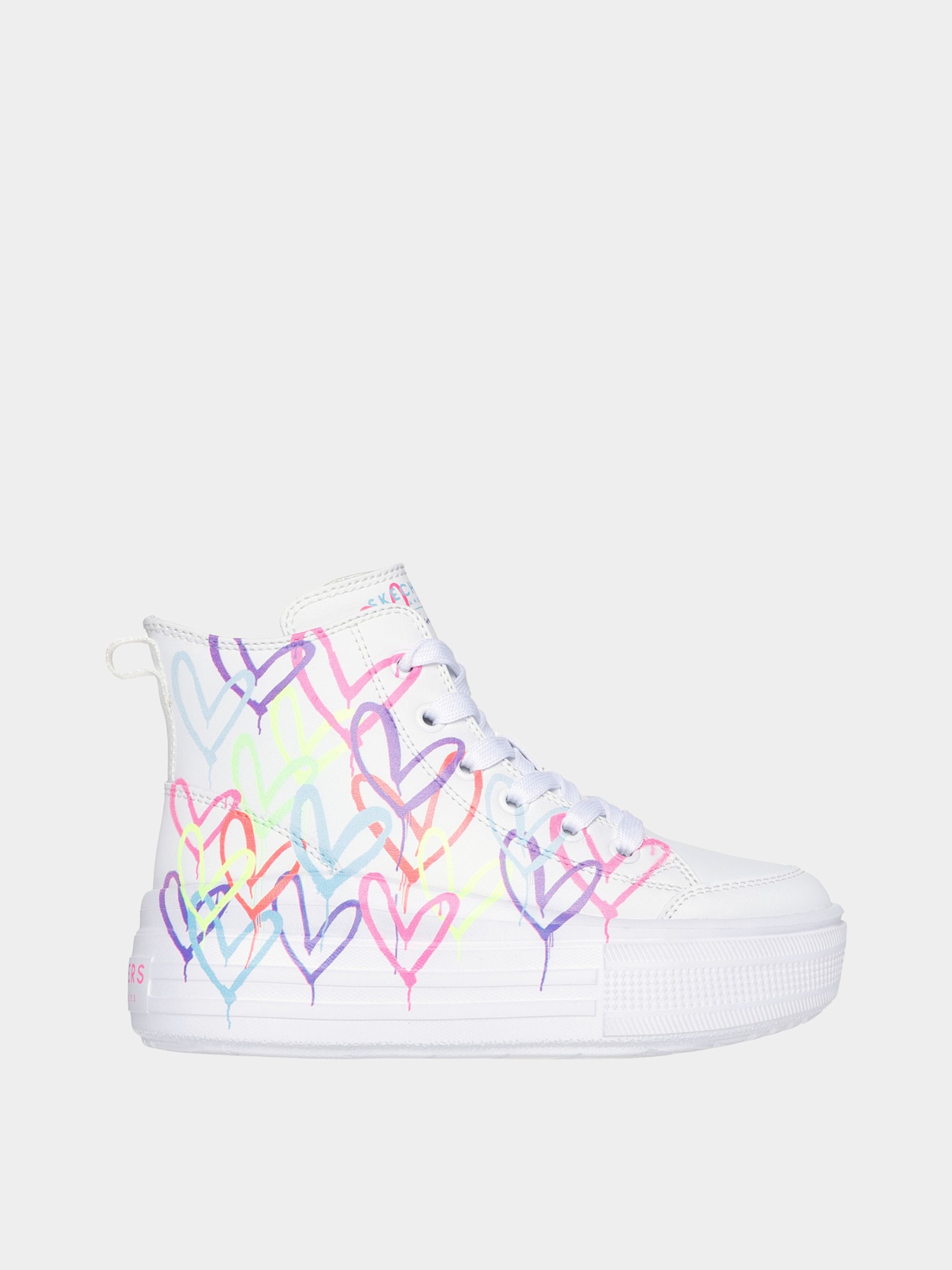 Ботинки детские Skechers HYPERLIFT белые 314075L WMLT изображение 2