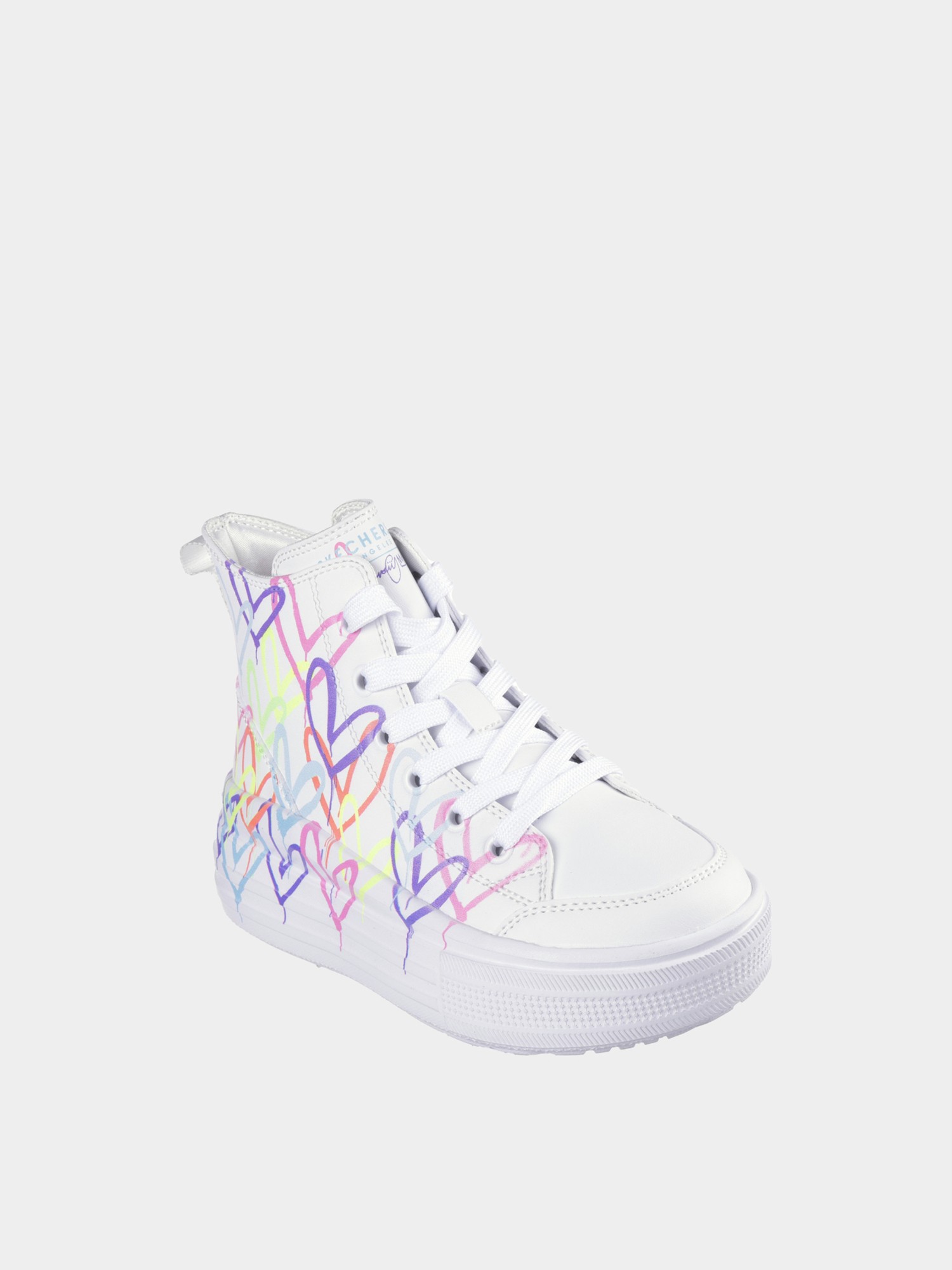 Ботинки детские Skechers HYPERLIFT белые 314075L WMLT изображение 4