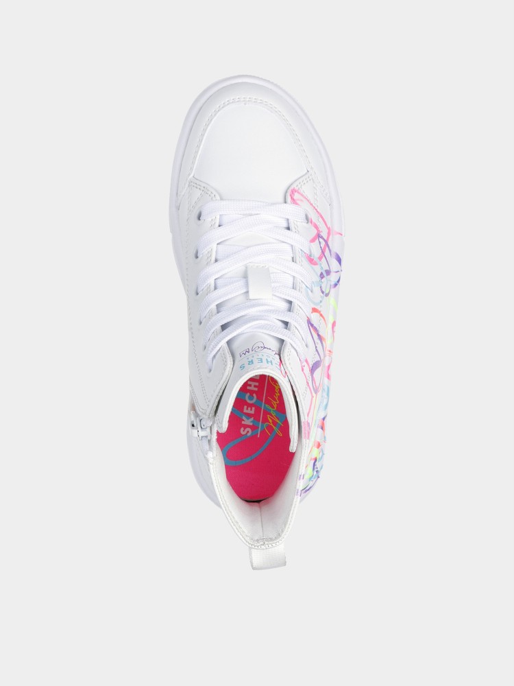 Ботинки детские Skechers HYPERLIFT белые 314075L WMLT изображение 5