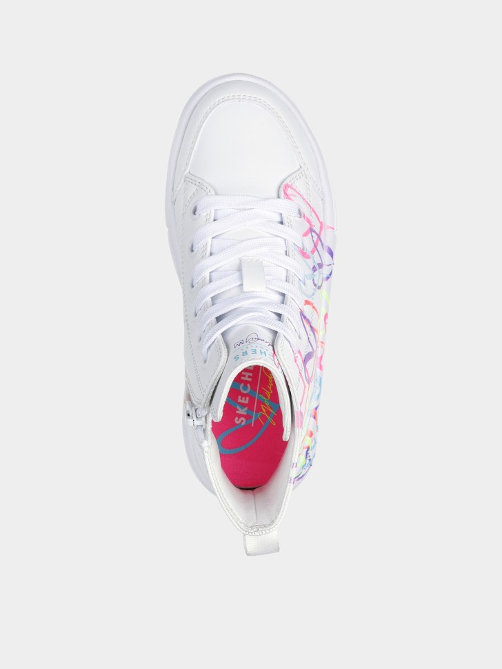 Ботинки детские Skechers HYPERLIFT белые 314075L WMLT изображение 5