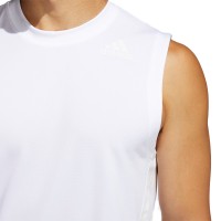 Майка мужская Adidas Aero 3S Sl Tee белая FL4320 изображение 4