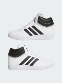 Кроссовки мужские Adidas HOOPS 4.0 MID белые JQ9993 изображение 10