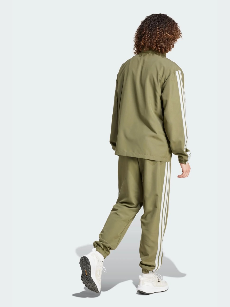 Костюм чоловічий Adidas M 3S WV TT TS оливковий JI8850 — фото 4