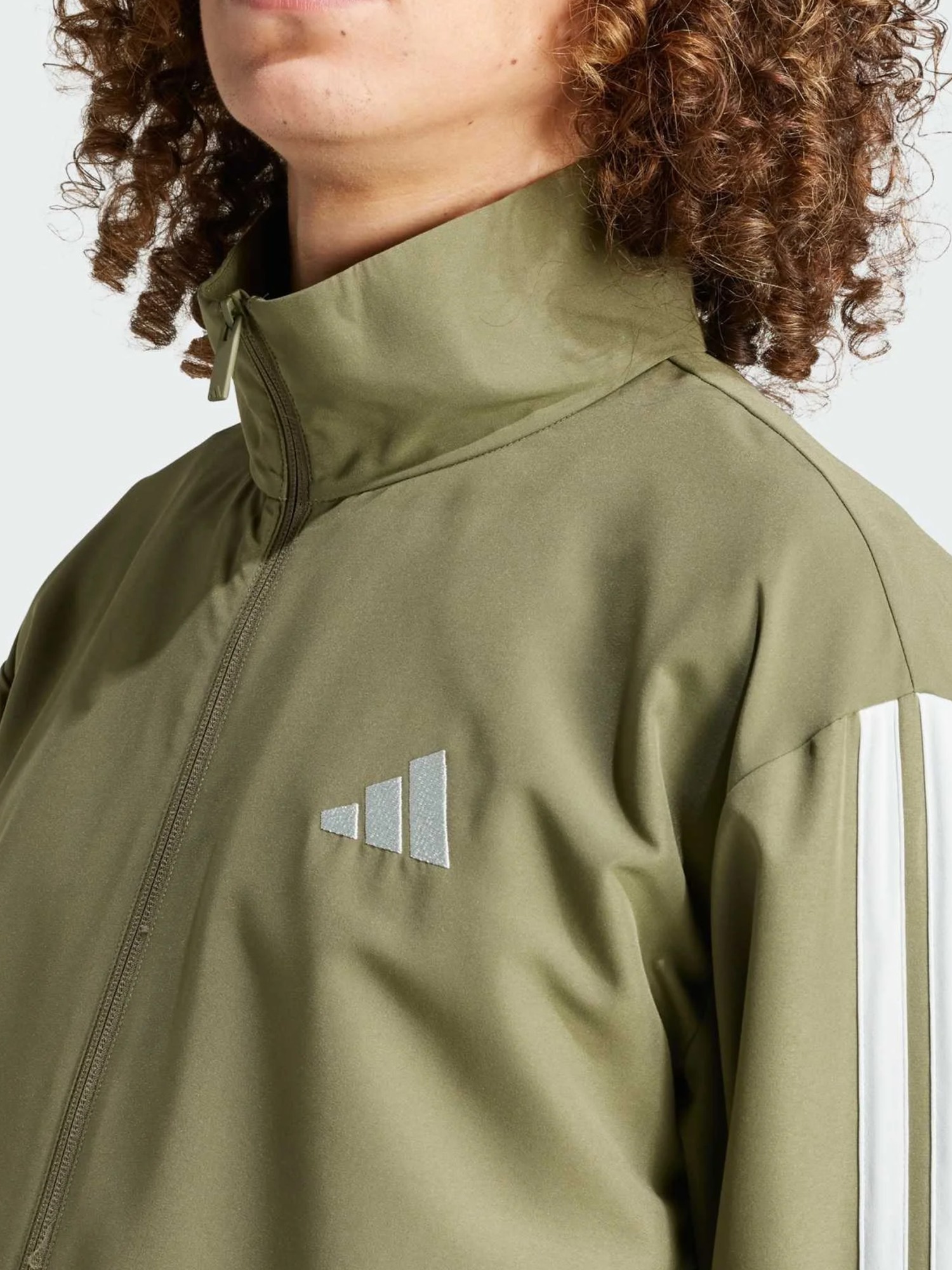 Костюм мужской Adidas M 3S WV TT TS оливковый JI8850 изображение 5