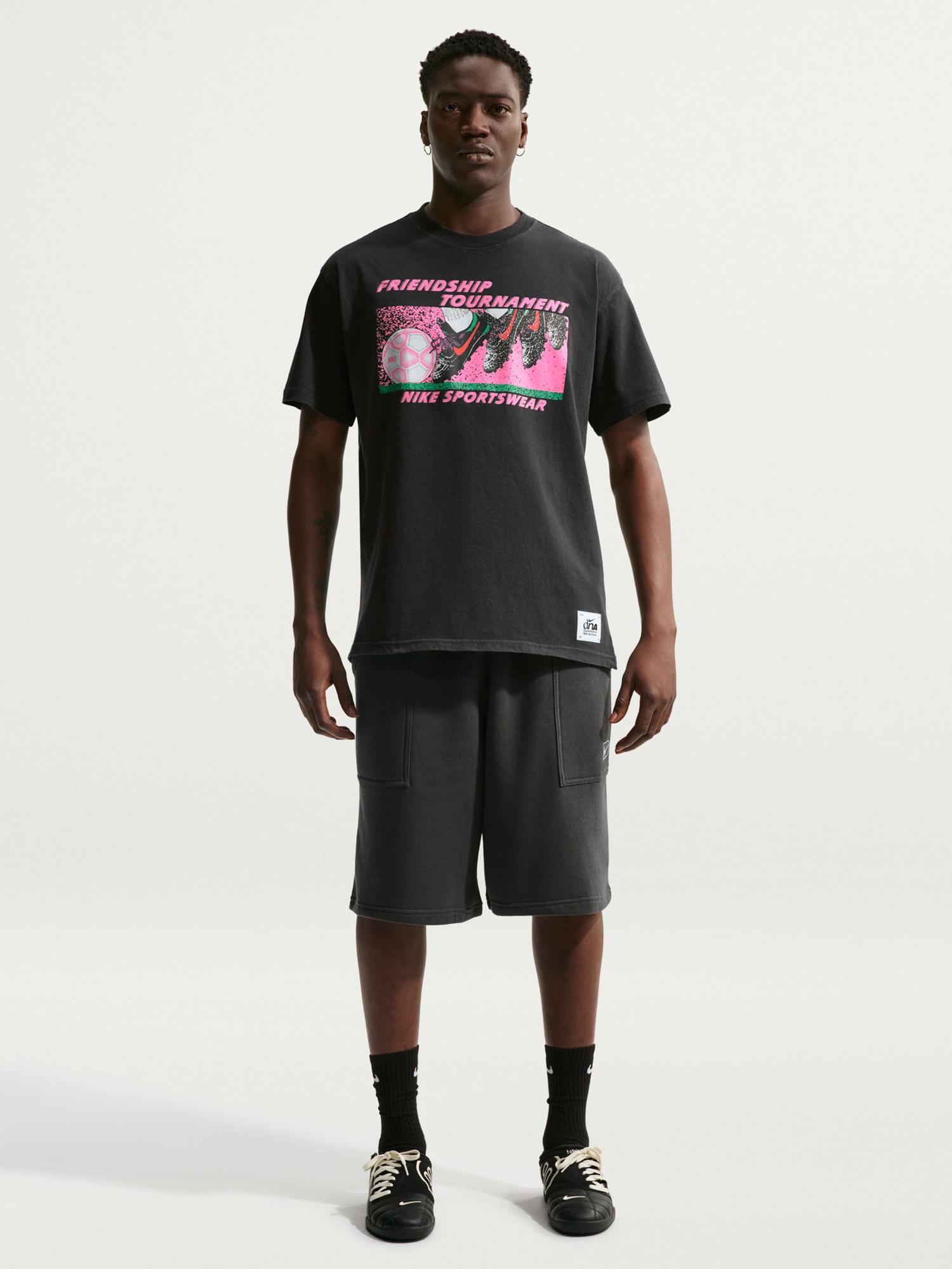 Футболка мужская Nike M NSW TEE LSE CELEB FB 2 графитовая IR5773-045 изображение 2