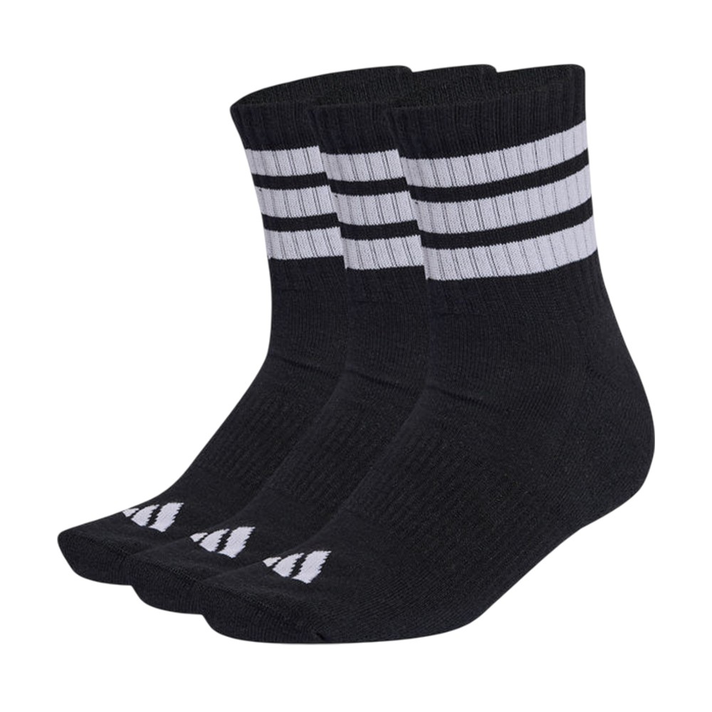 Носки Adidas 3S ESS C MID 3P черные KC9617