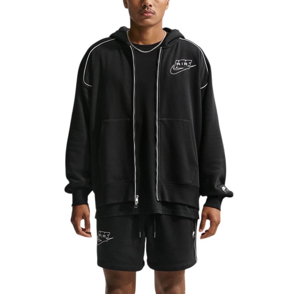Толстовка мужская Nike M NK AIR BB FZ HDY черная IF1274-010 — Sport City Толстовка мужская Nike M NK AIR BB FZ HDY черная IF1274-010