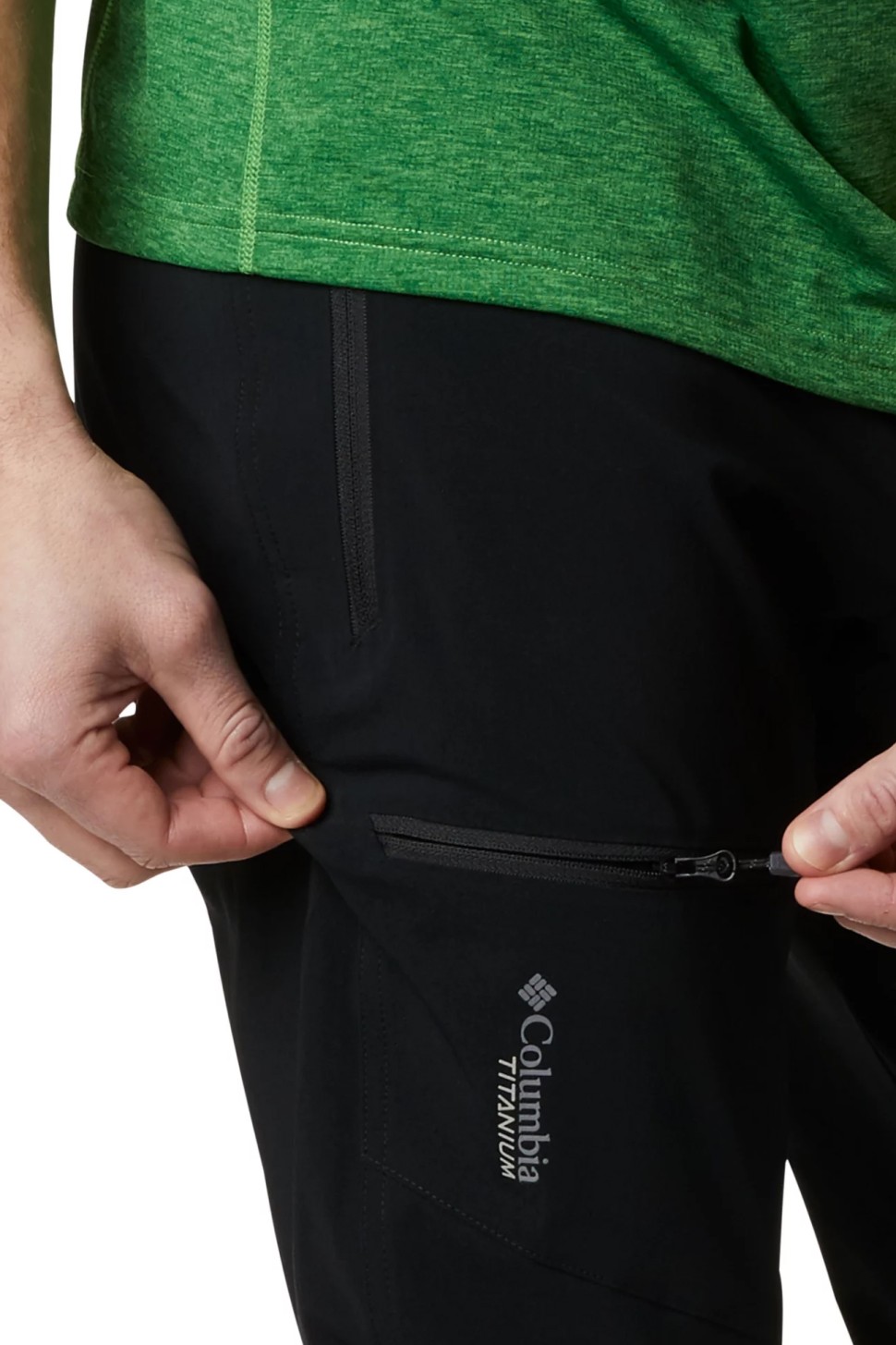 Штани чоловічі Columbia M Titan Pass™ Pant чорні 1886451-010 — фото 5