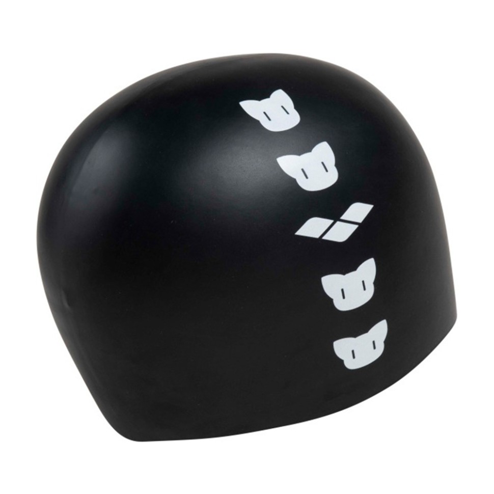 Шапочка для плавания Arena Reversible Cap черная 003786-228 изображение 1