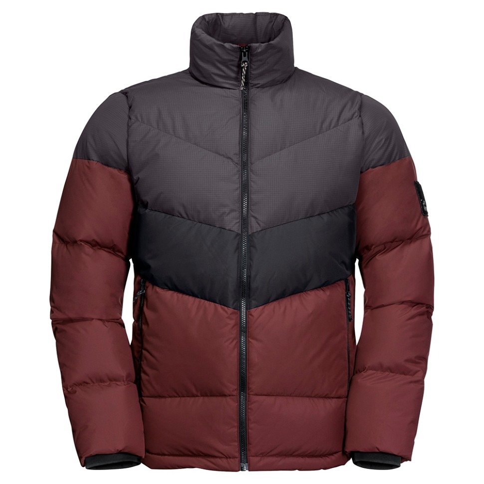 Куртка чоловіча Jack Wolfskin 365 Fearless Down Jacket M бордова 1206421-2185 — фото 1