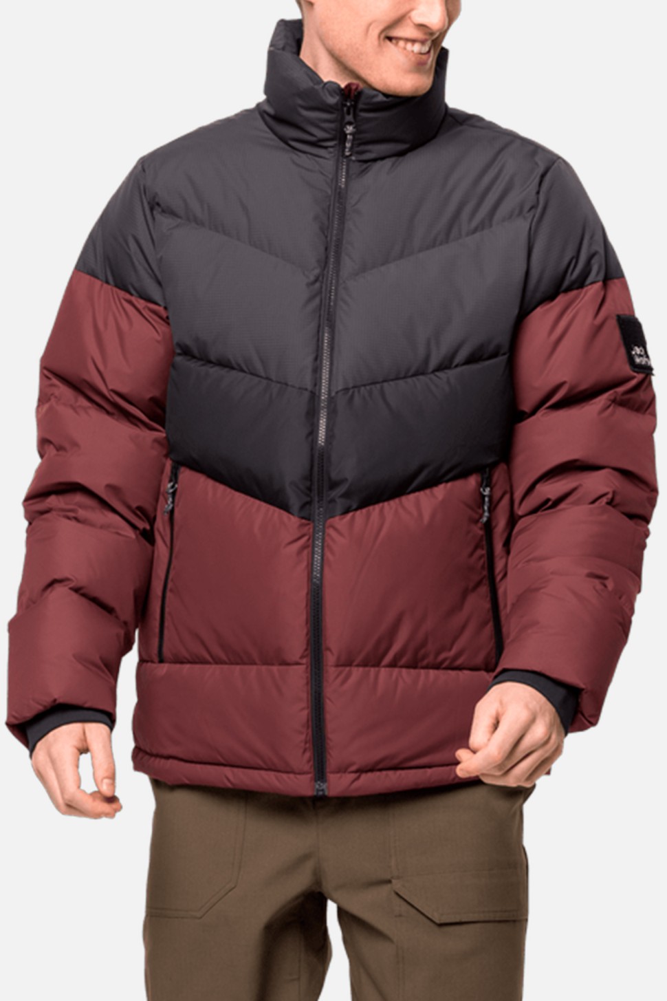 Куртка чоловіча Jack Wolfskin 365 Fearless Down Jacket M бордова 1206421-2185 — фото 2