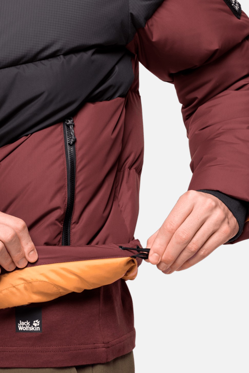 Куртка чоловіча Jack Wolfskin 365 Fearless Down Jacket M бордова 1206421-2185 — фото 5