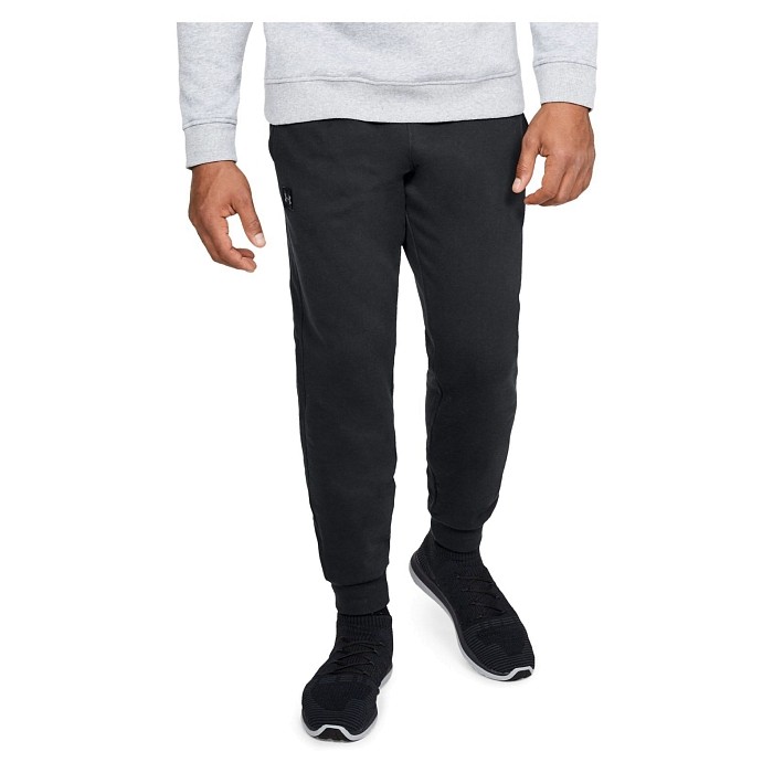 Брюки мужские Under Armour Rival Fleece Jogger черные 1320740-001 — фото 3