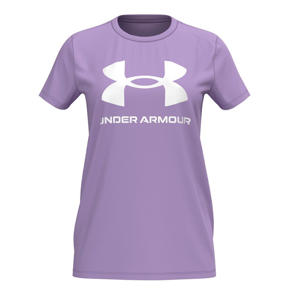 Футболка женская Under Armour Live Sportstyle Graphic Ssc сиреневая 1356305-566