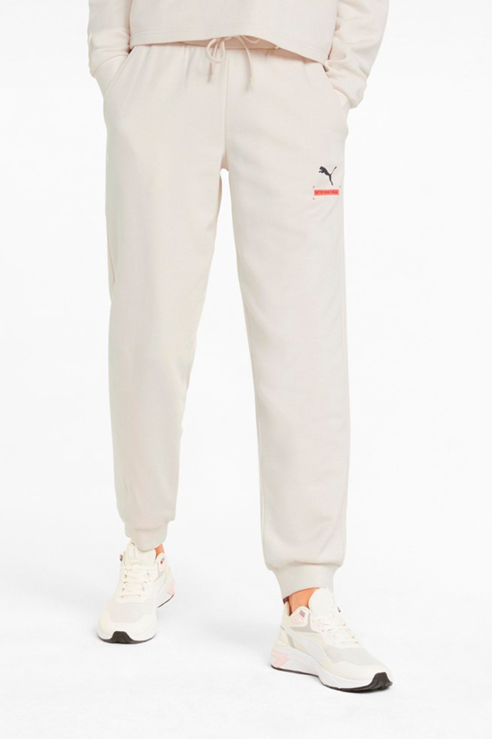 Штани жіночі Puma Better Pants Tr бежеві 84746899 — фото 2