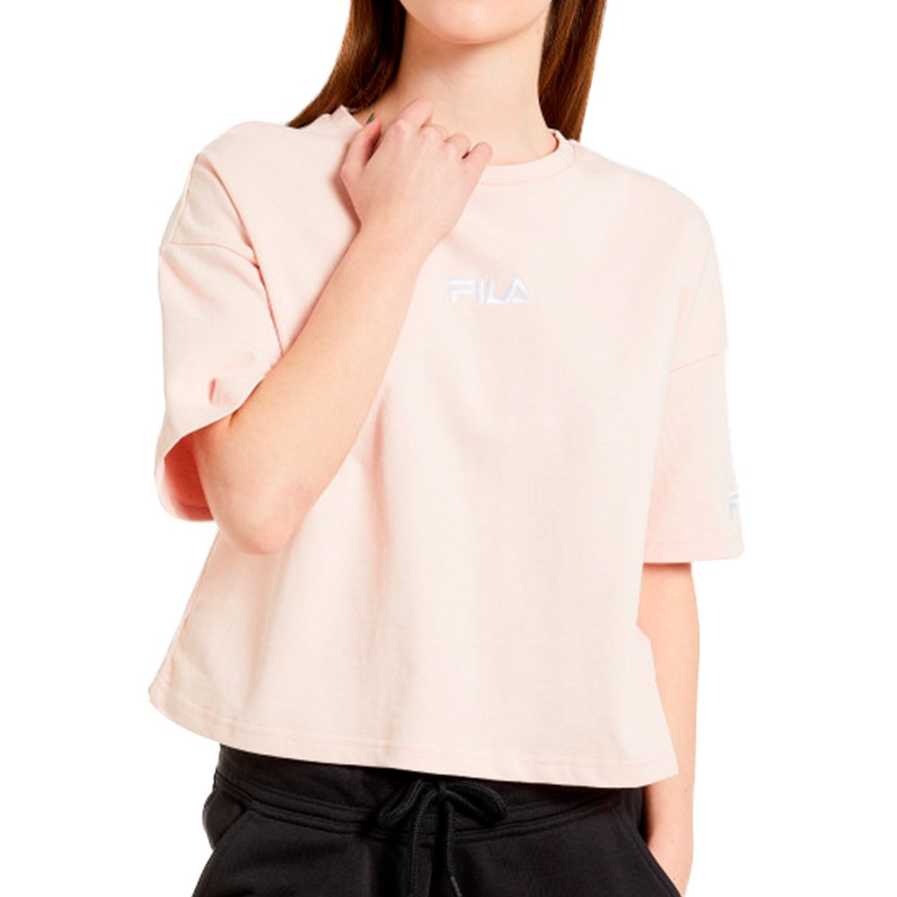 Футболка женская FILA T-shirt розовая 113423-80 изображение 1