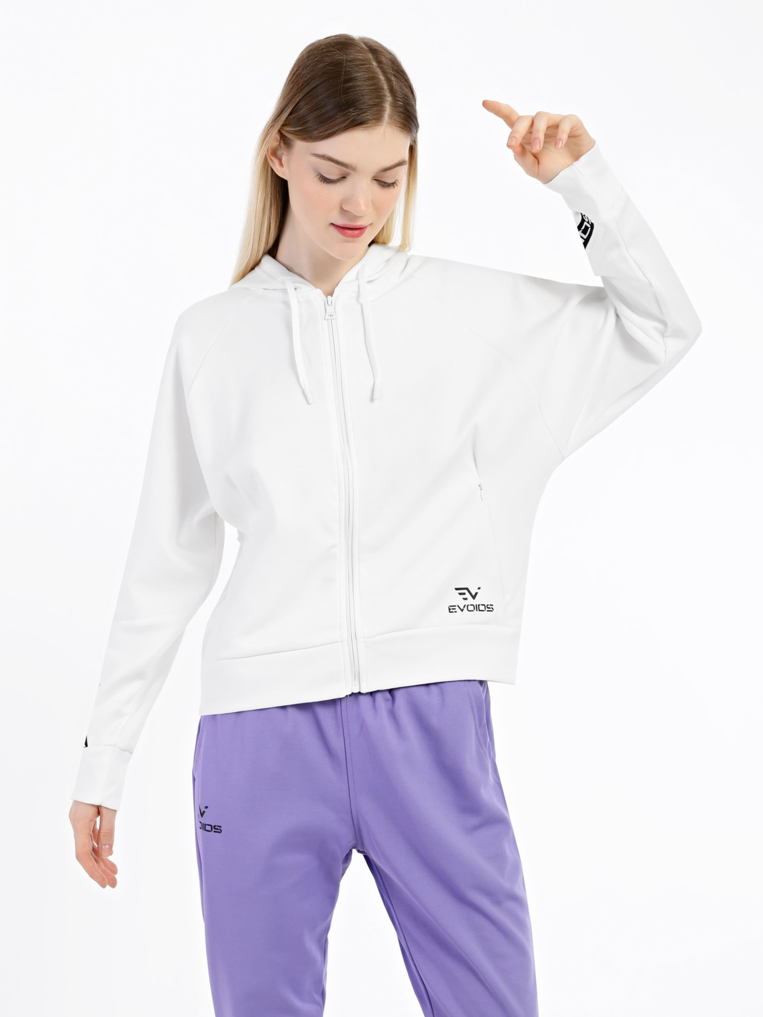 Толстовка женская Evoids Amilia белая 552238-100 изображение 2