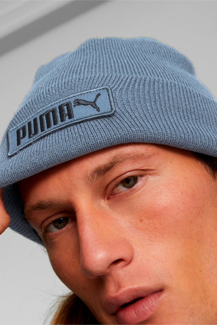Шапка Puma PUMA Classic Cuff Beanie сіра 02343409 изображение 3