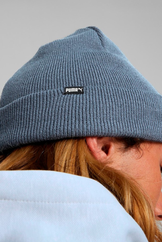 Шапка Puma PUMA Classic Cuff Beanie сіра 02343409 изображение 4