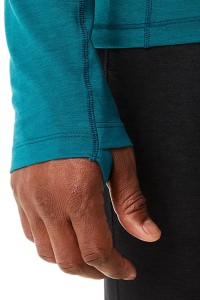 Чоловічий лонгслів Asics Winter Run Ls Top синій 2011C399-300 изображение 5