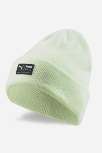 Шапка Puma ARCHIVE heather beanie лаймова 02173921 изображение 2