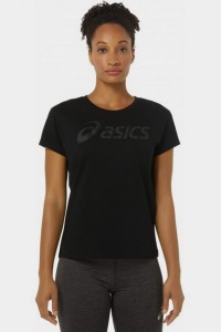Футболка жіноча Asics ASICS BIG LOGO TEE III чорна 2032C411-002 изображение 2