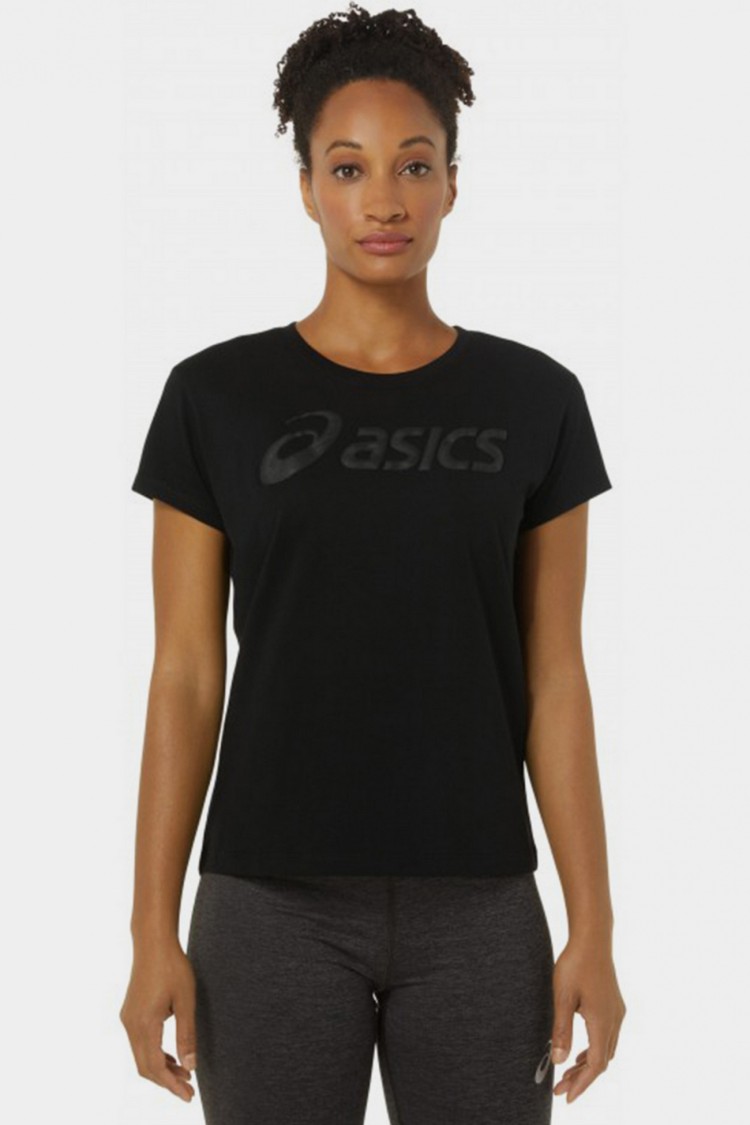 Футболка жіноча Asics ASICS BIG LOGO TEE III чорна 2032C411-002 изображение 2